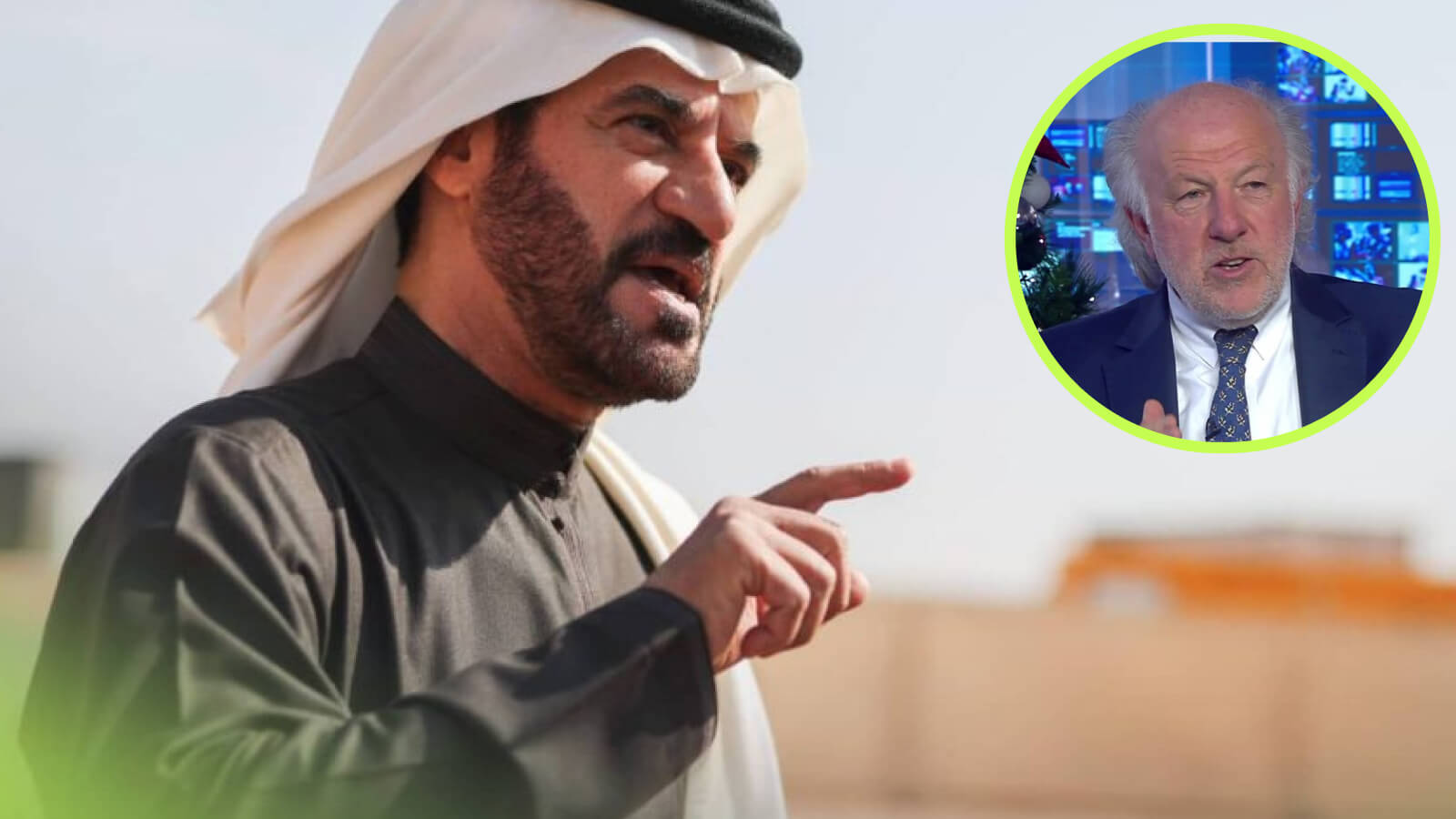 Mohammed Ben Sulayem and David Richards