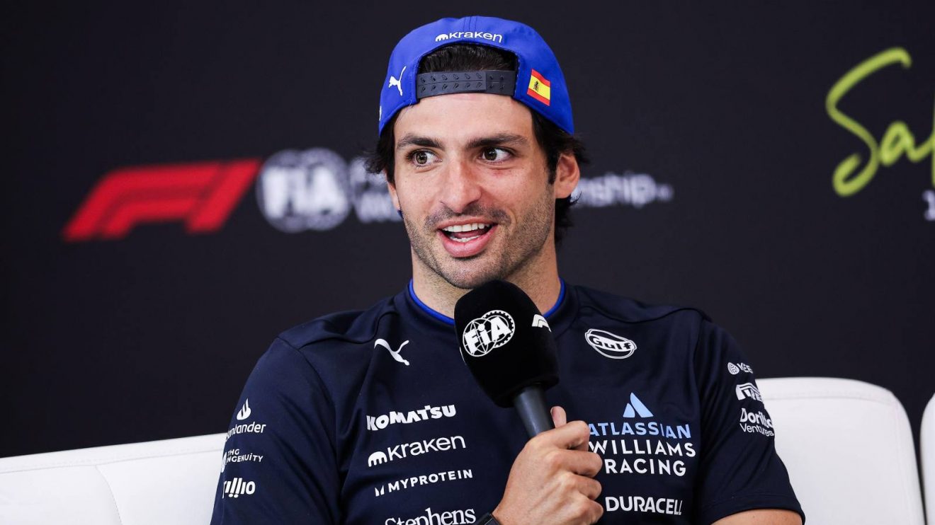 Carlos Sainz in the Bahrain GP press conference.