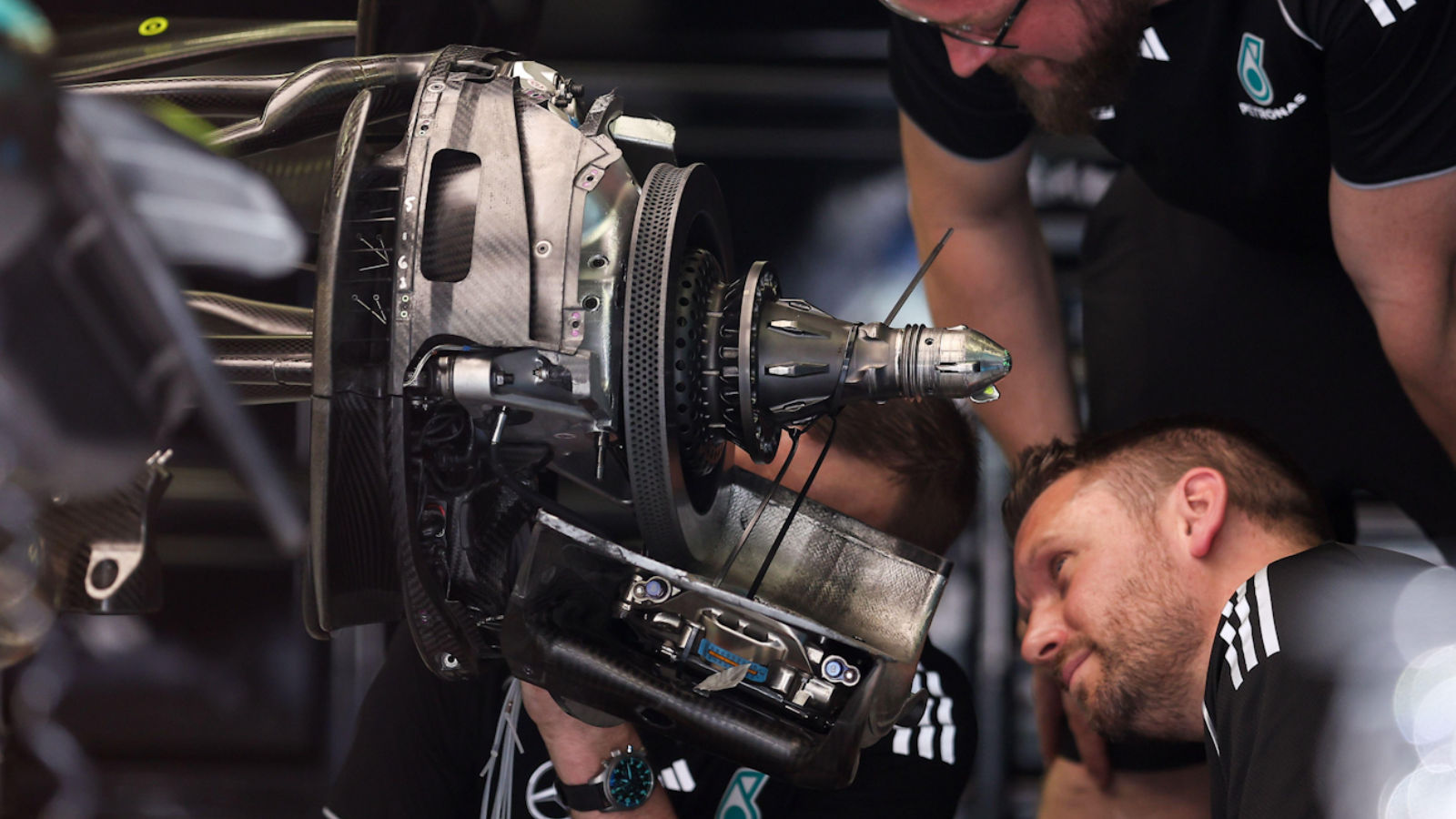 Mercedes W16 rear brakes