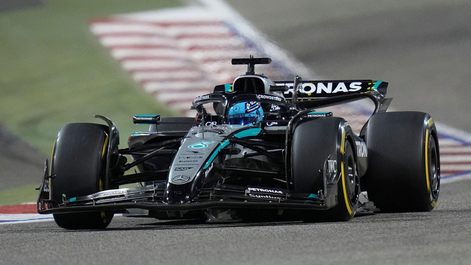 George Russell in Bahrain