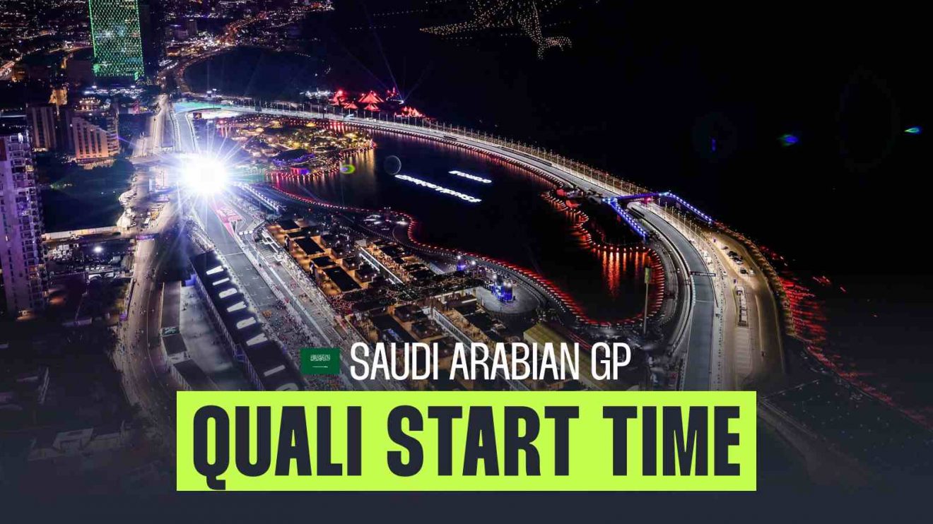 Saudi Arabian Grand Prix qualifying start time.