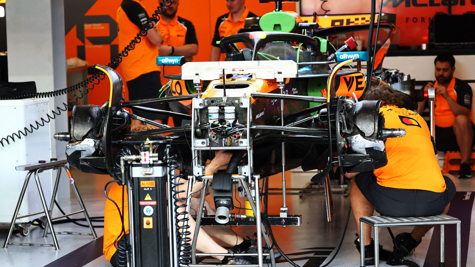 McLaren MCL39 on stands