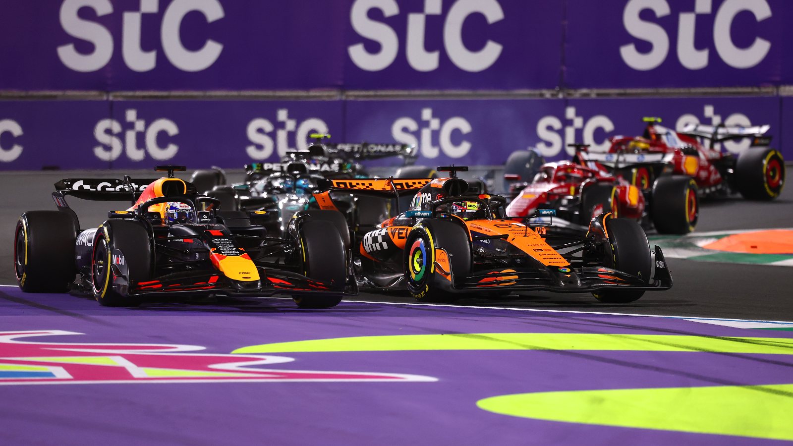 Max Verstappen and Oscar Piastri