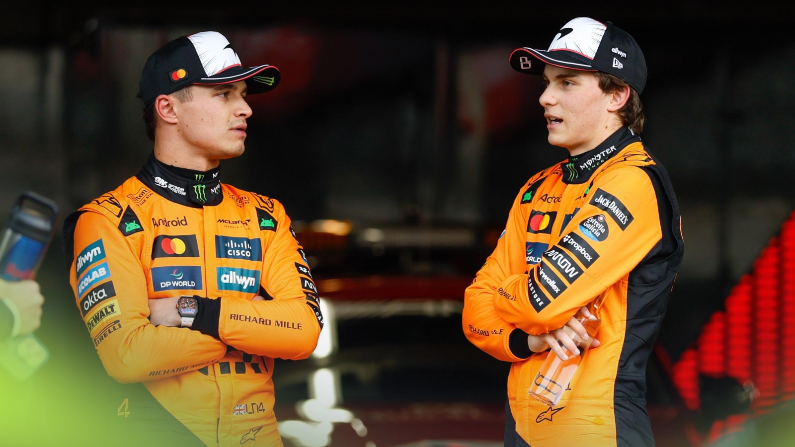 Lando Norris and Oscar Piastri
