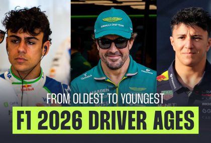 F1 drivers by age: From the oldest to the youngest