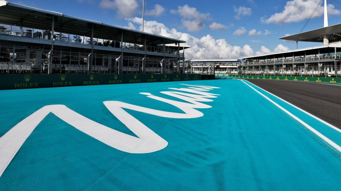 The Miami International Autodrome pictured during the 2024 Miami Grand Prix