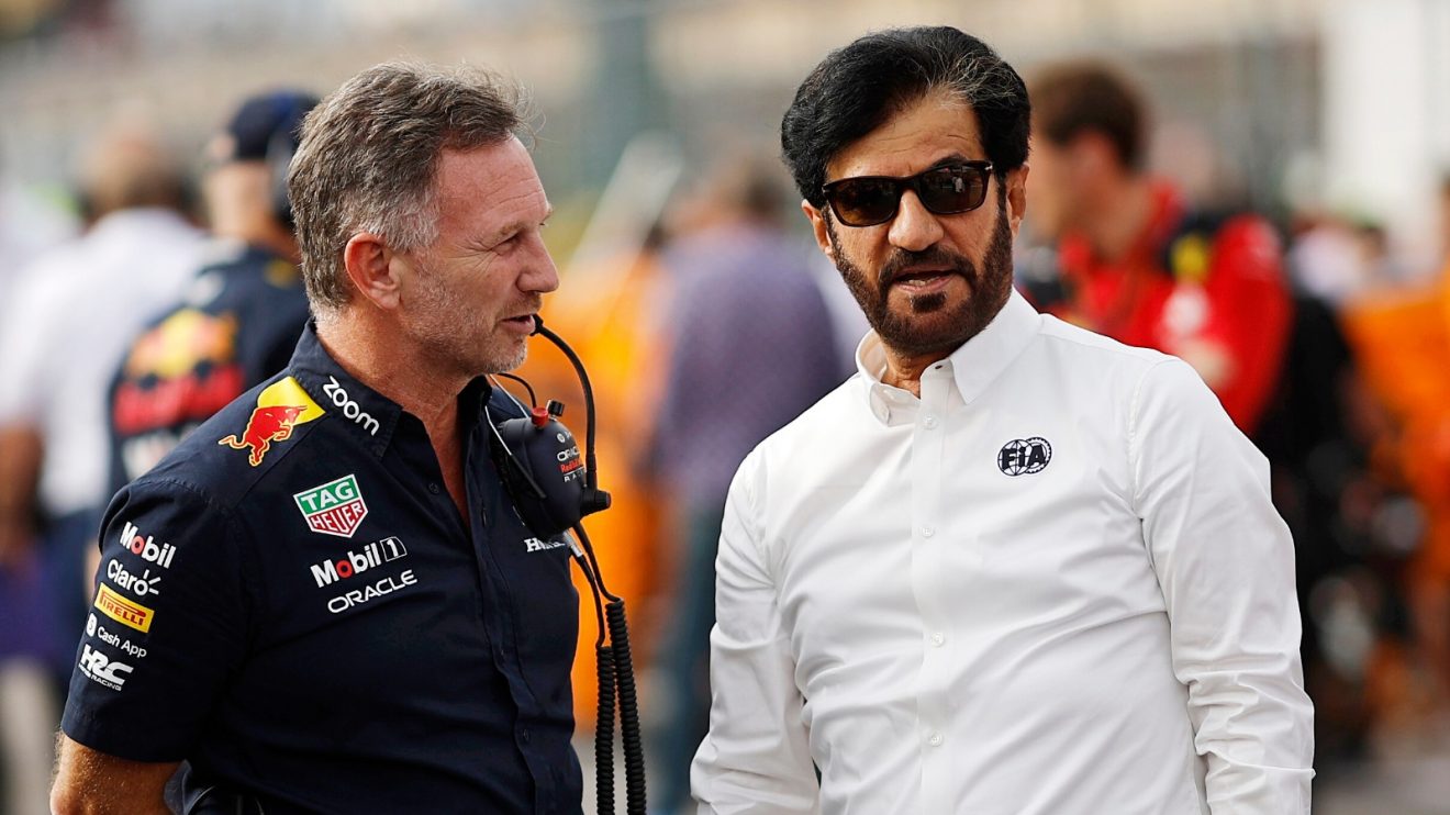 Christian Horner and Mohammed Ben Sulayem