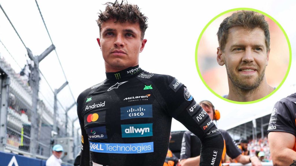 Sebastian Vettel texting regularly as Lando Norris spills the beans