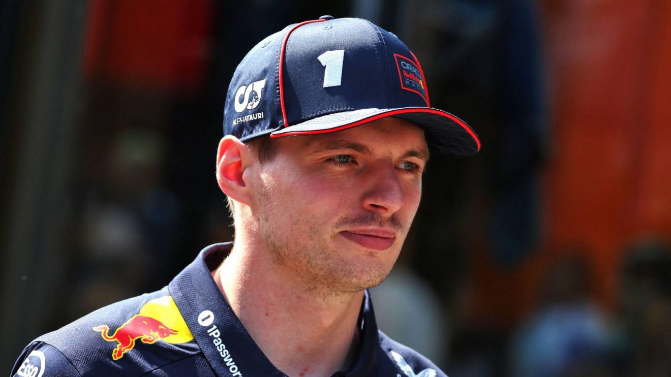 Max Verstappen in Red Bull team gear in the Imola paddock.