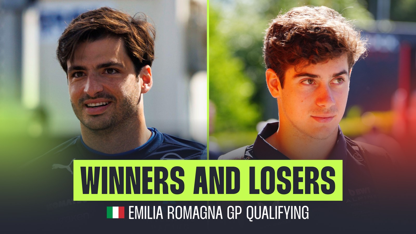 Carlos Sainz and Franco Colapinto