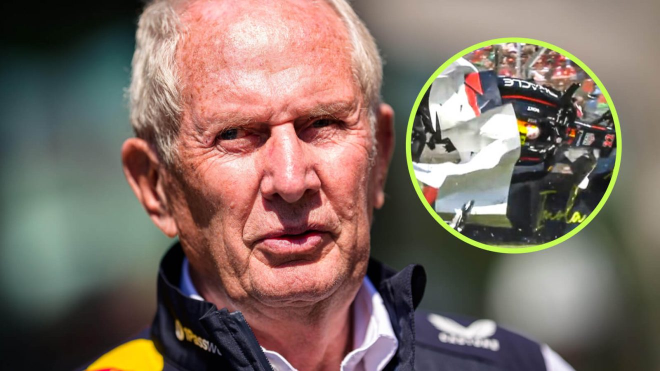 Helmut Marko and Yuki Tsunoda's Imola crash
