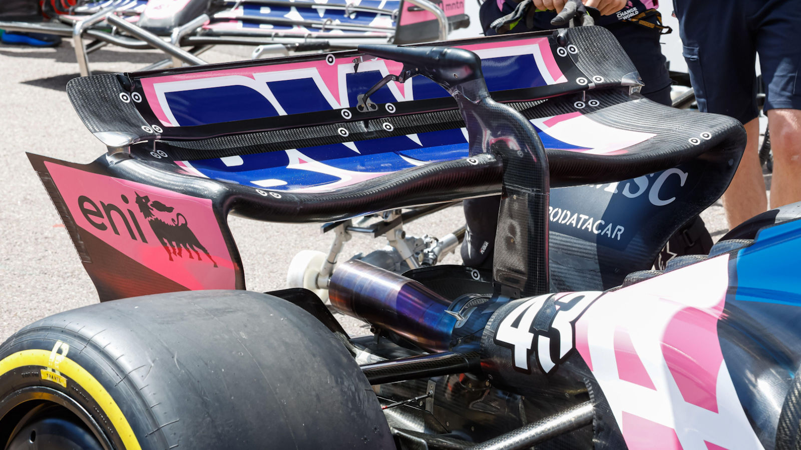 Alpine A525 rear wing