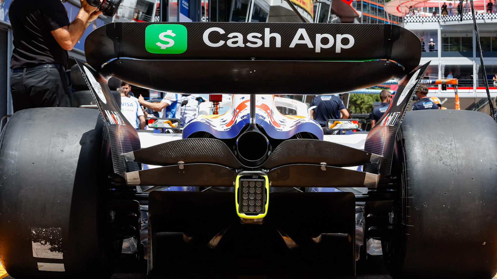 Racing Bulls VCARB02 rear wing