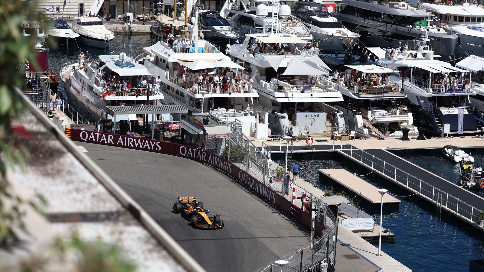 Lando Norris during the 2025 Monaco Grand Prix.