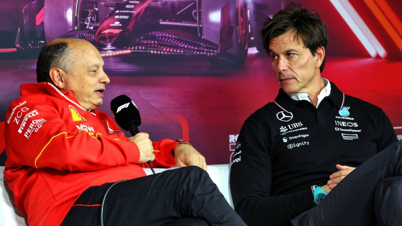 Fred Vasseur and Toto Wolff