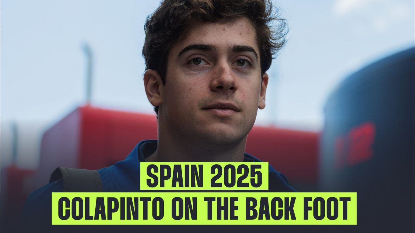 Alpine's Franco Colapinto pictured at the 2025 Emilia Romagna Grand Prix