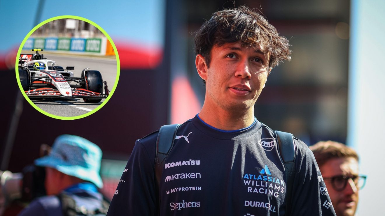 Alex Albon and Oliver Bearman