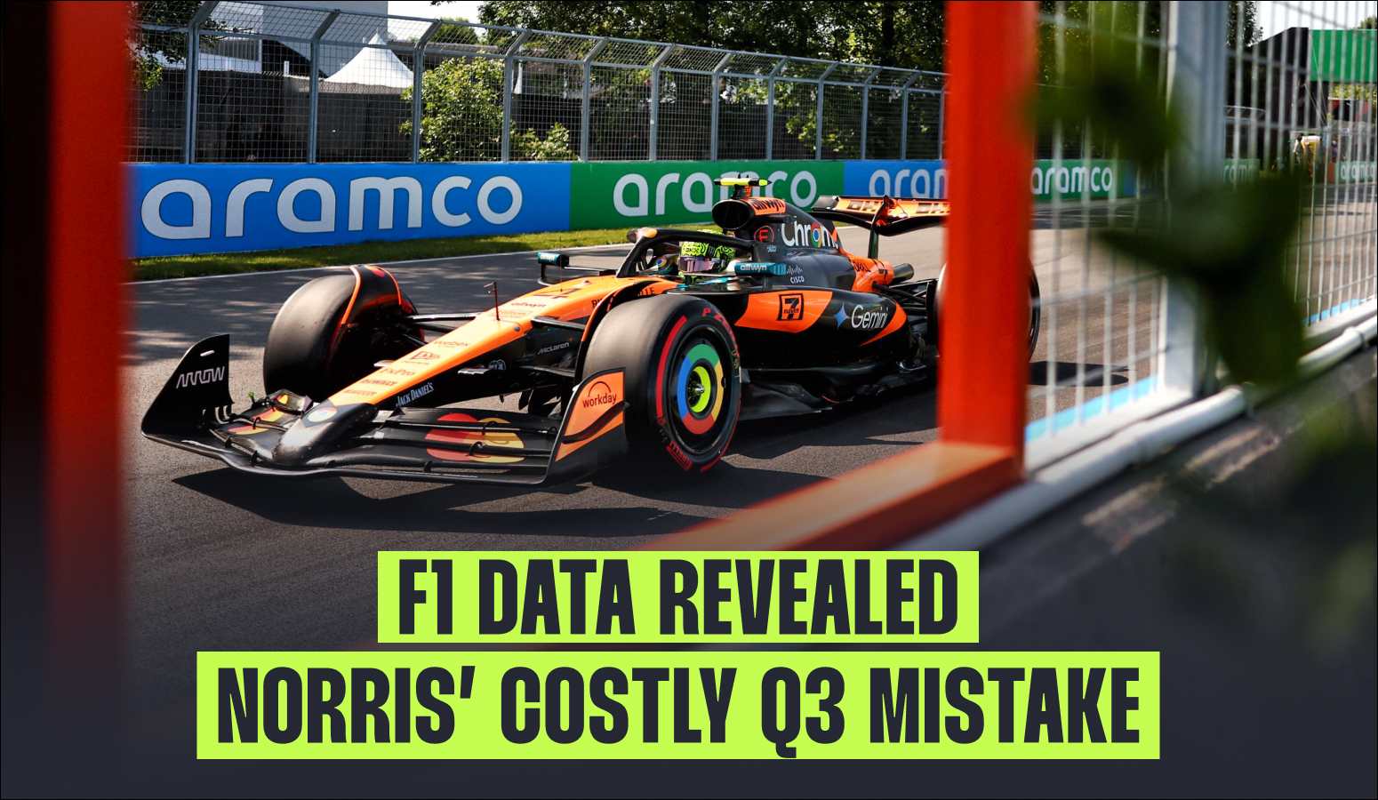 Lando Norris McLaren data F1 Formula 1 Canadian Grand Prix PlanetF1