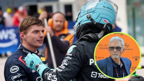 Hill responds to Russell’s ‘cheeky comment’ ahead of ‘interesting’ Verstappen clash