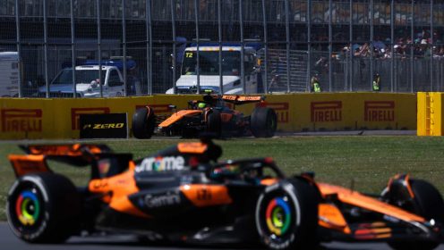 Lando Norris issues apology for late-race Piastri collision