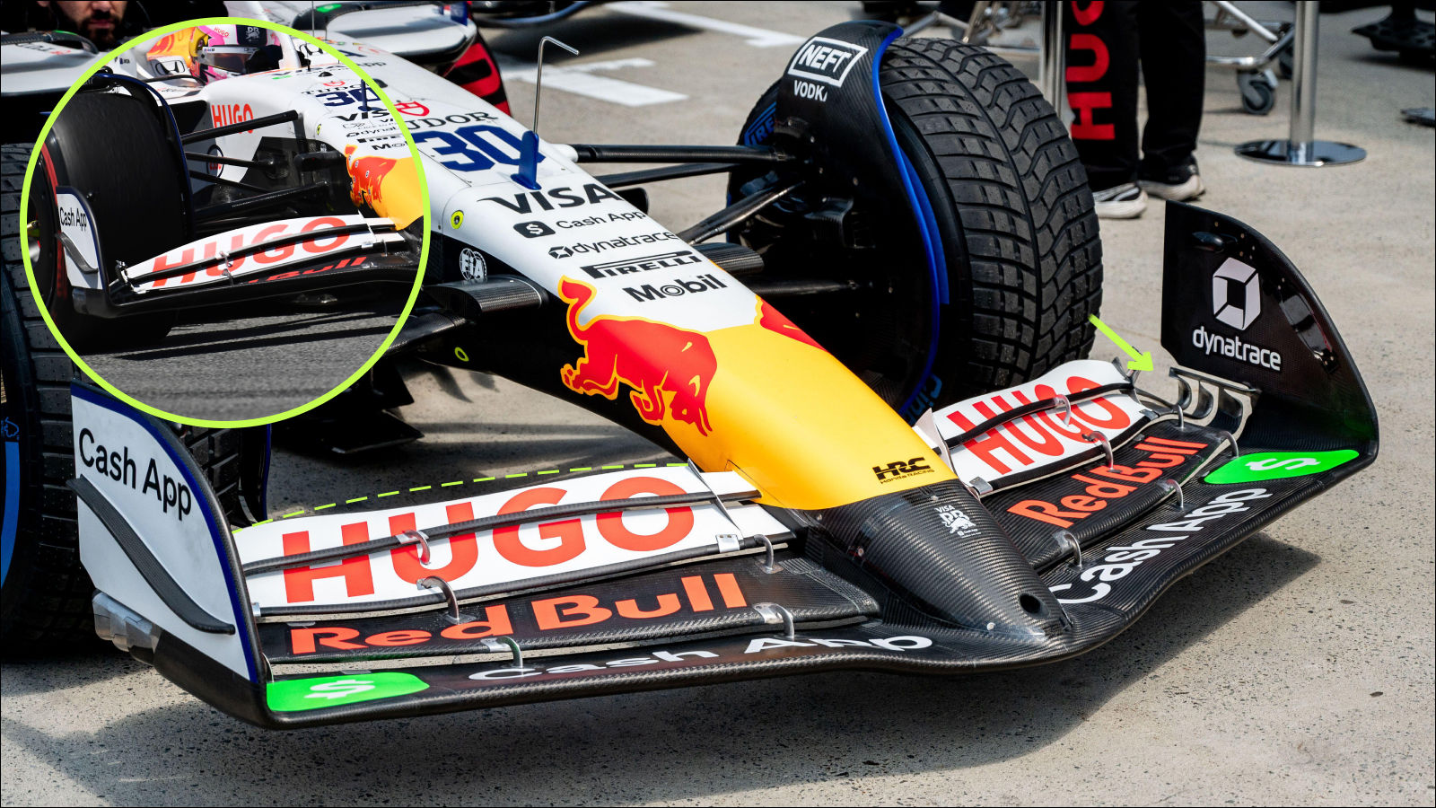 Racing Bulls VCARB02 front wing