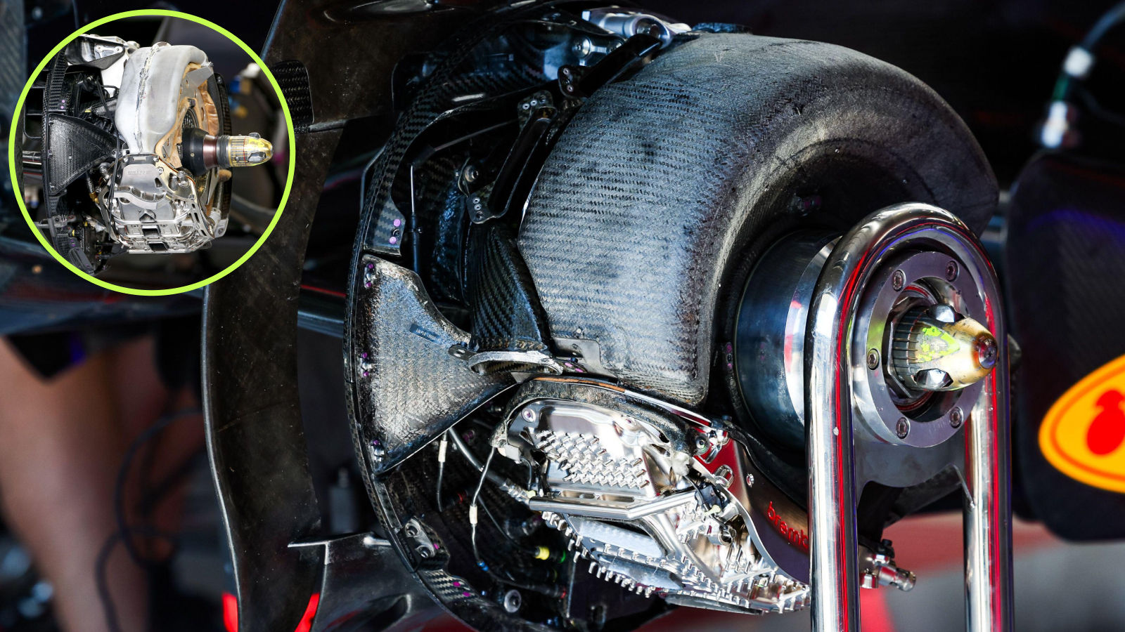 Red Bull RB19 front brake assembly