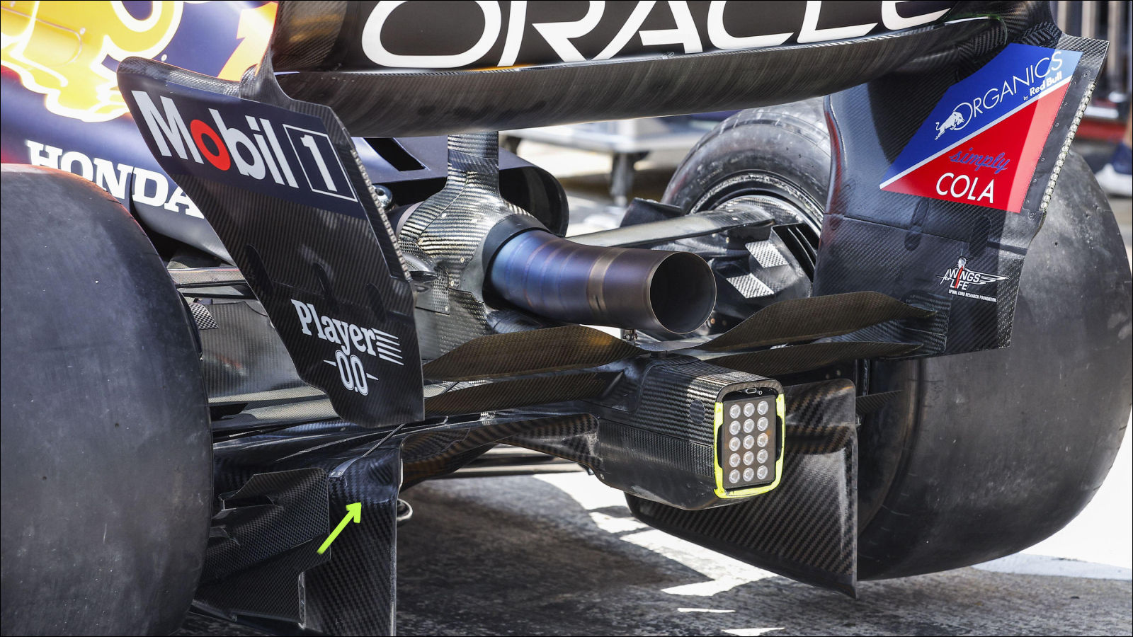 Red Bull RB19 diffuser