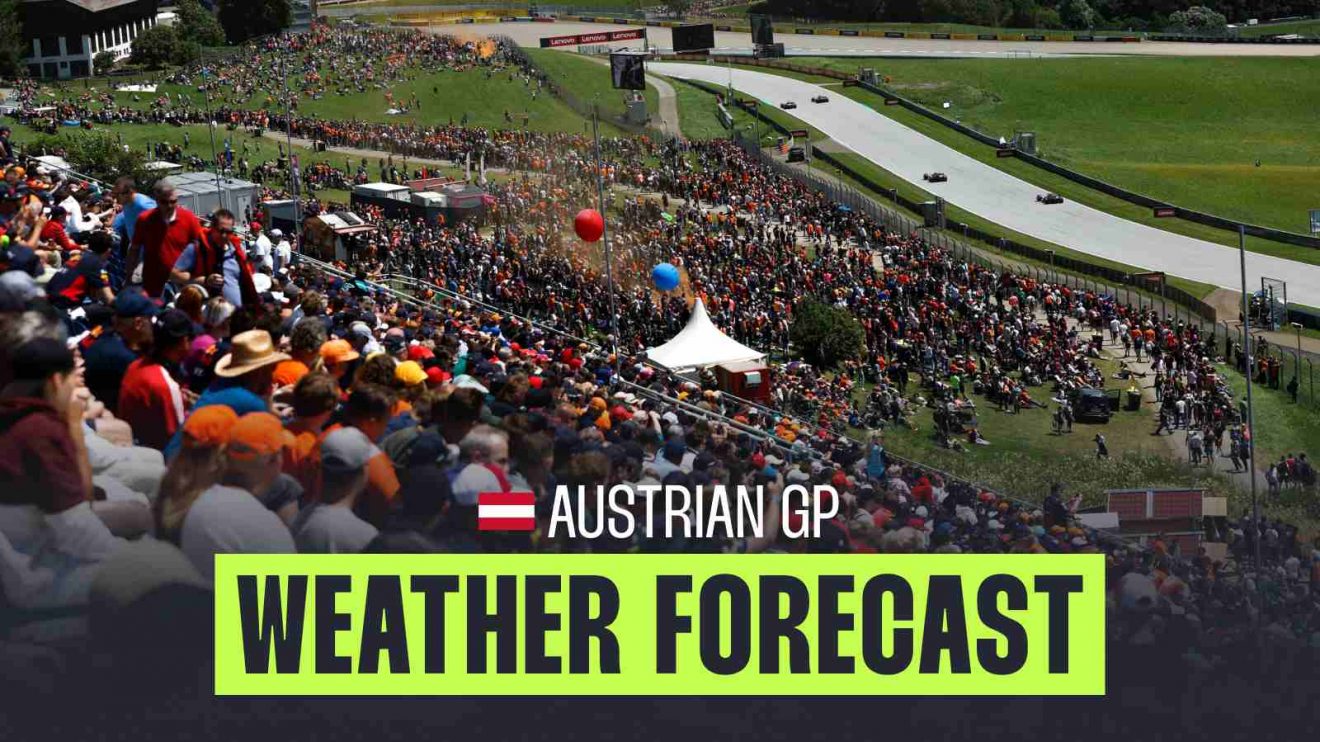 Austrian GP weather forecast for Spielberg.