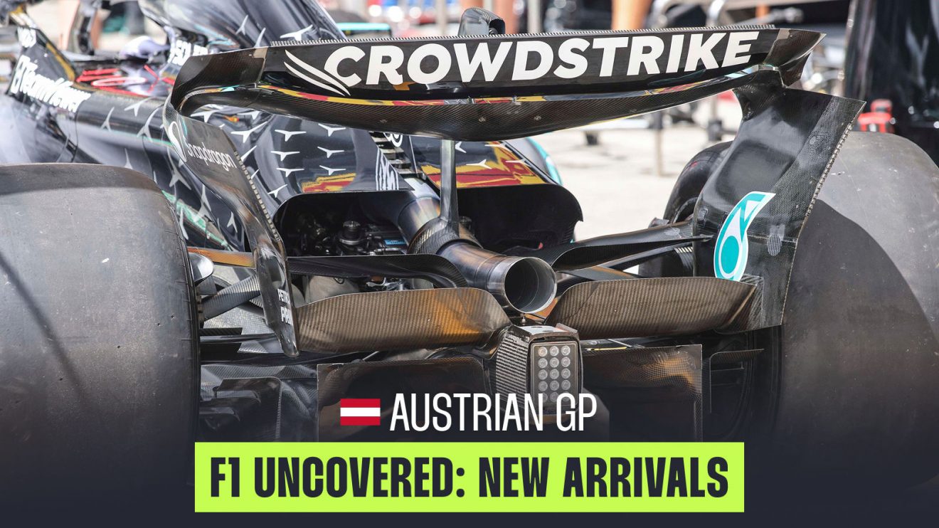 Mercedes W16 rear end