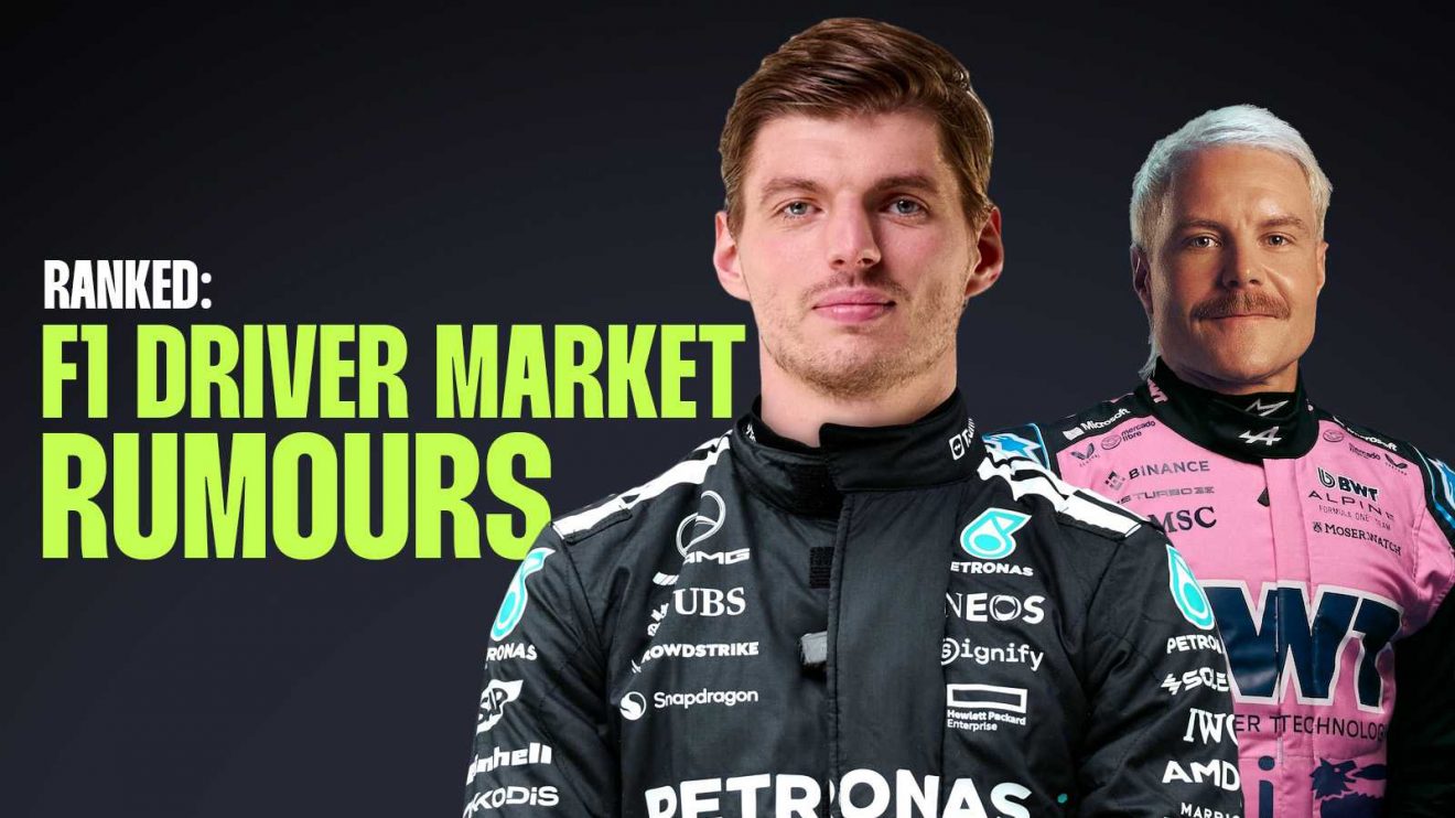 F1 2026 driver market rumours ranked.