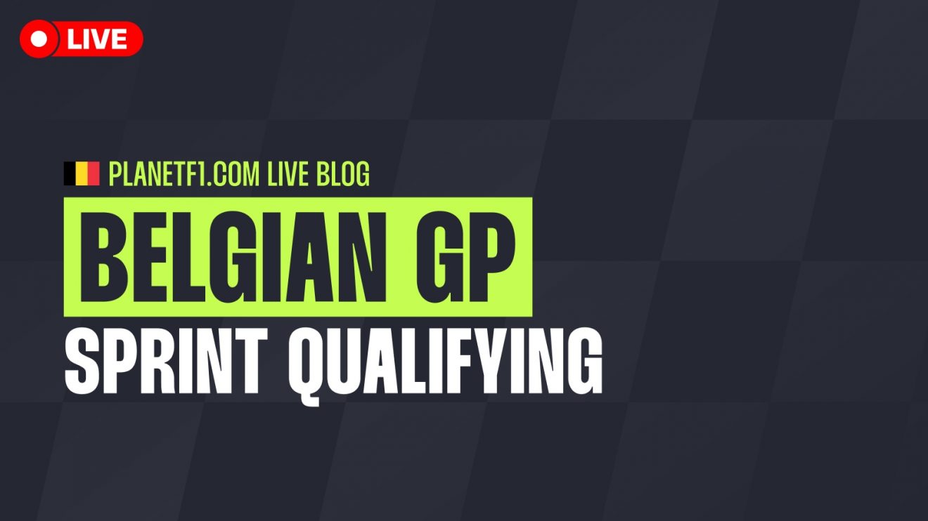 F1 live: Belgian GP Sprint qualifying.