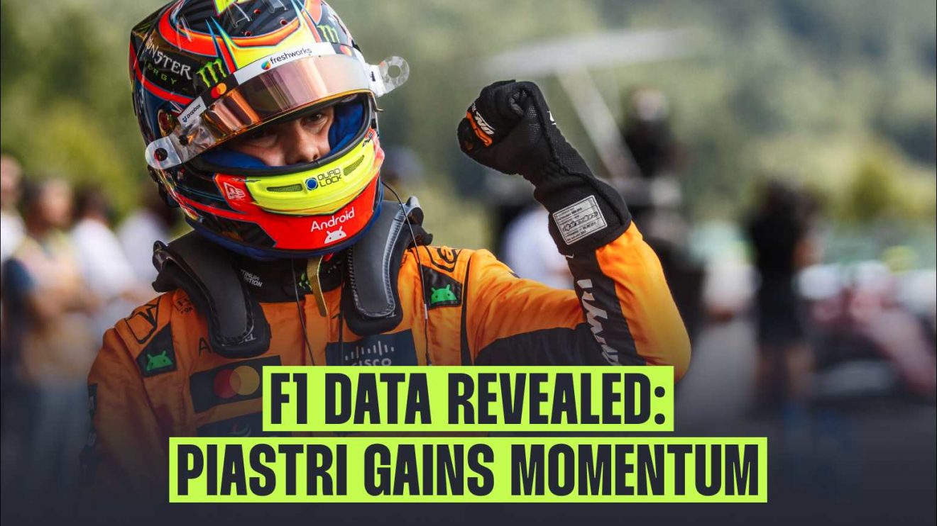 Oscar Piastri Formula 1 F1 PlanetF1 McLaren data Belgian Grand Prix