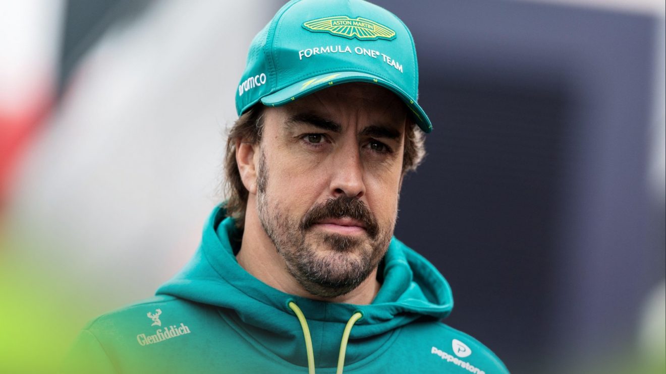 Aston Martin driver Fernando Alonso pictured at the 2025 Belgian Grand Prix