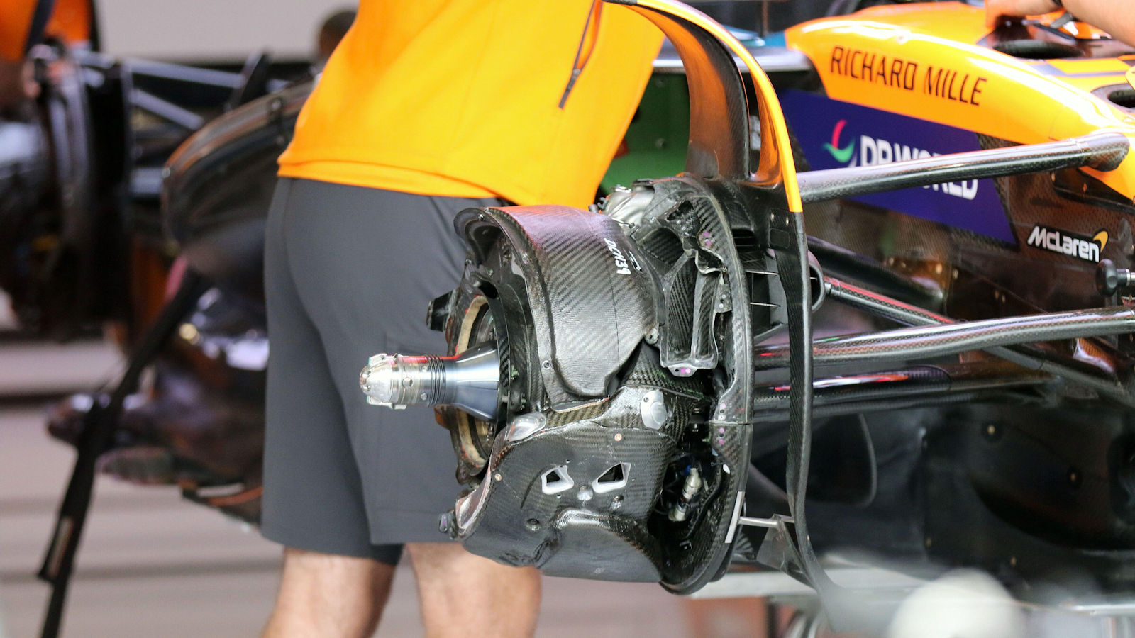 McLaren MCL39 front brake assembly