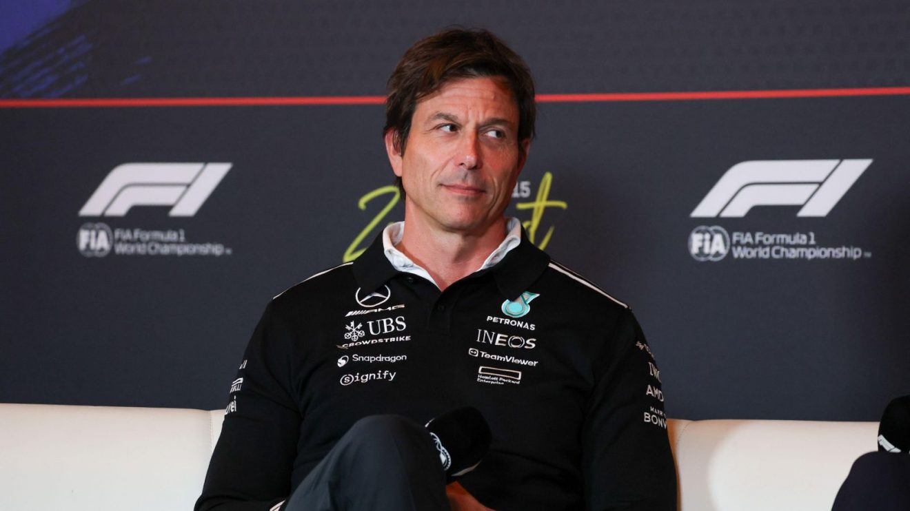 Toto Wolff in the press conference at Zandvoort.