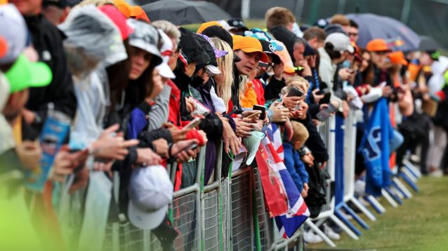 Fans pictured at the 2024 British Grand Prix