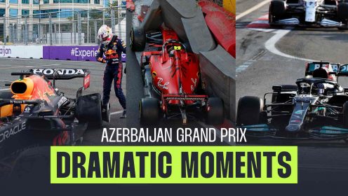 Eleven moments of Azerbaijan GP chaos as F1 returns to Baku