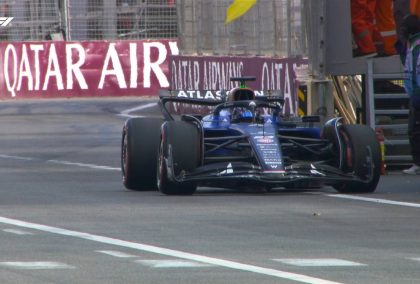 Six red flags in Baku bookended by Albon and Piastri