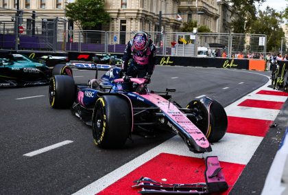 Alpine issues Colapinto update after Baku qualifying crash