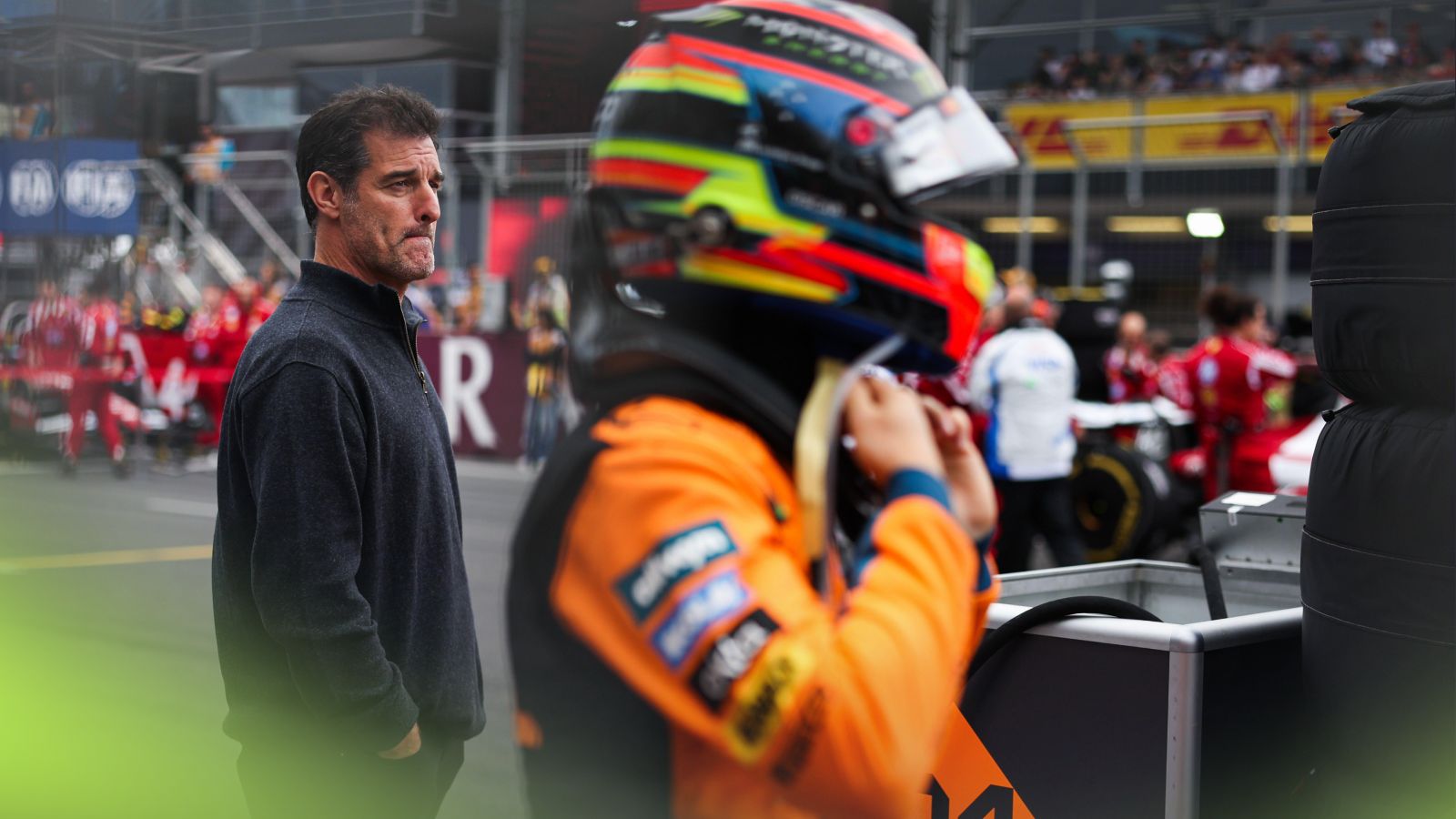 Ex-Red Bull driver claims Mark Webber texted Oscar Piastri Baku verdict