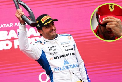 Sainz takes ‘no satisfaction’ from Hamilton’s Ferrari ‘evils’
