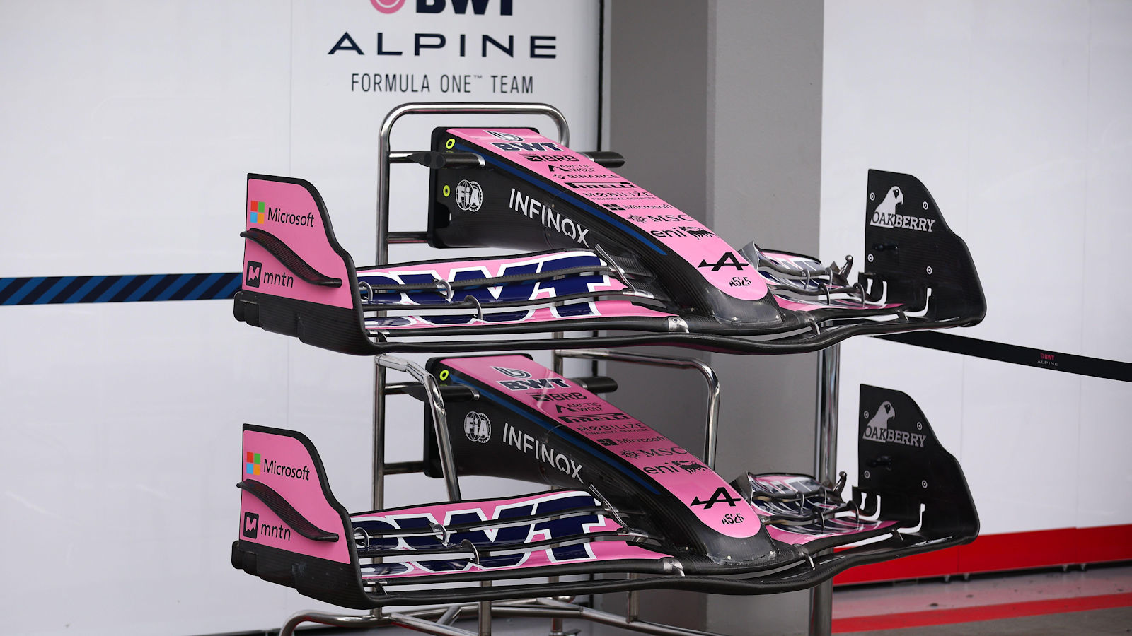 Alpine A525 front wing
