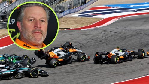 Zak Brown blasts ‘amateur hour’ Hulkenberg as Norris and Piastri collide