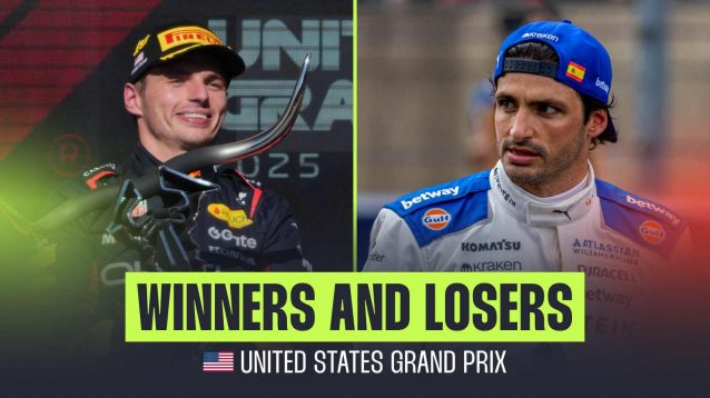 Winners and Losers from the 2025 US Grand Prix.