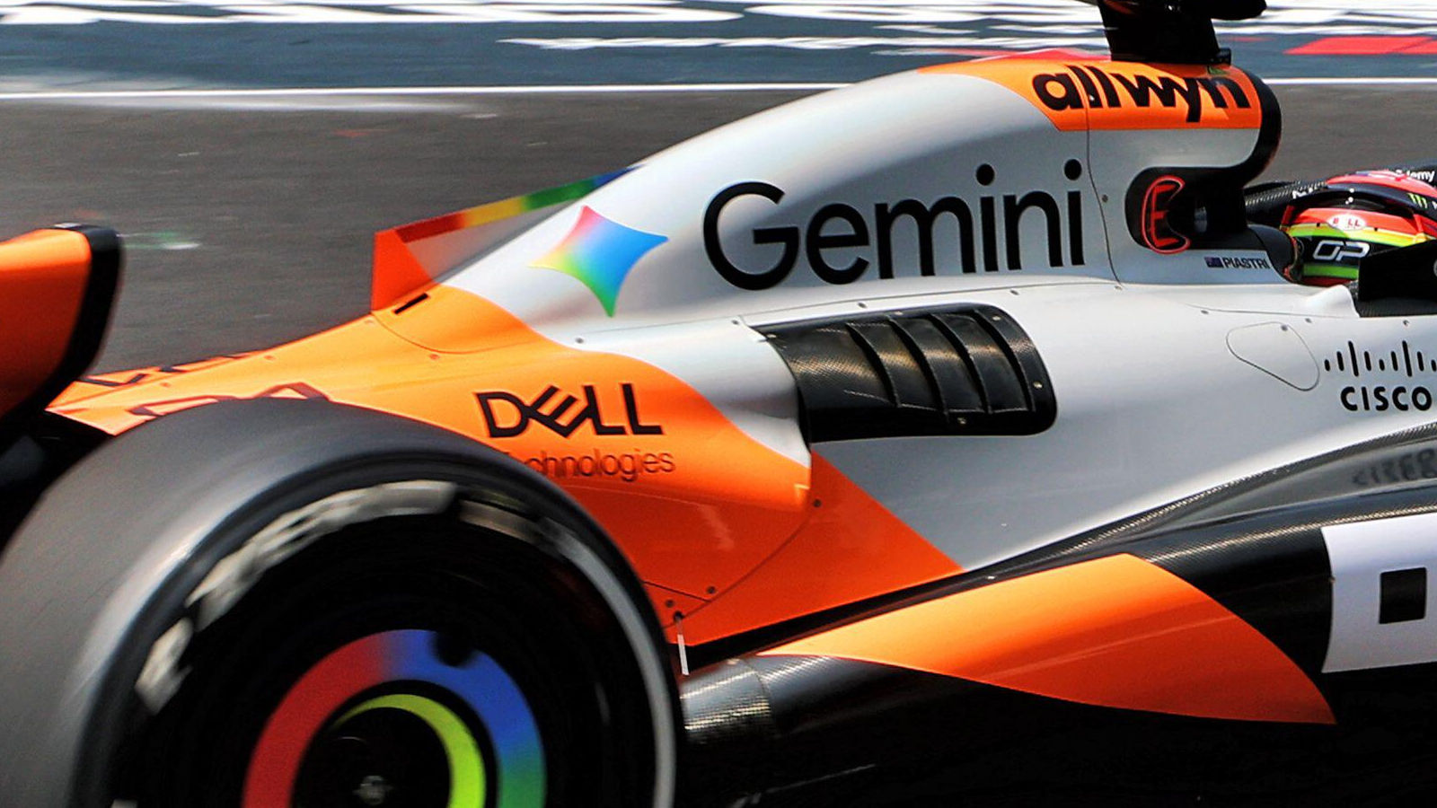 McLaren MCL39 cooling louvres