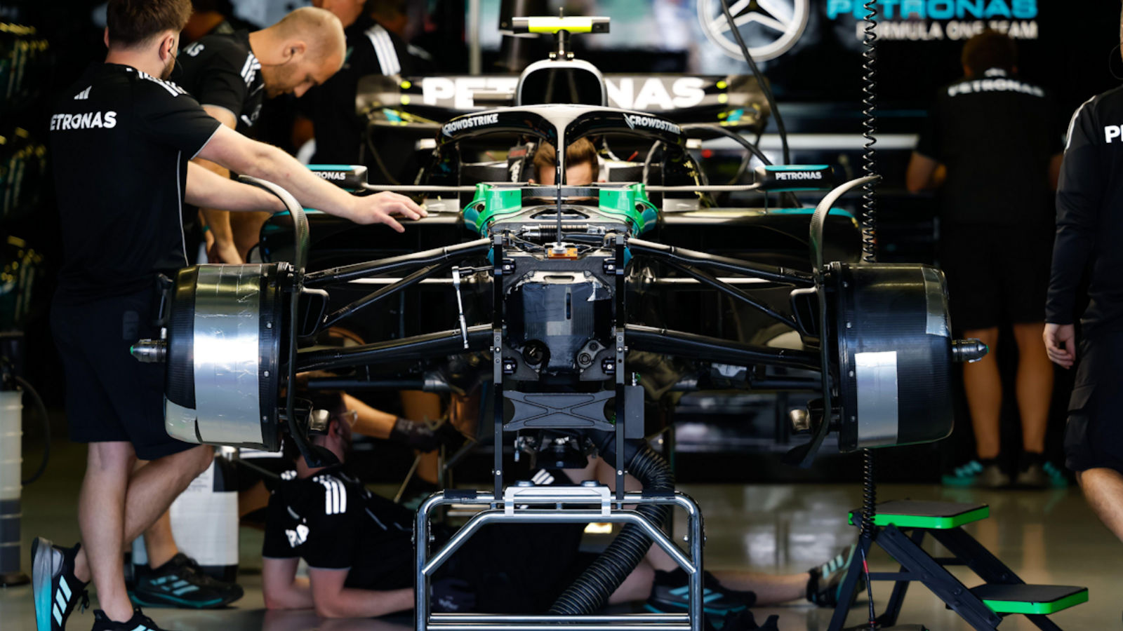 Mercedes W16 chassis detail 2