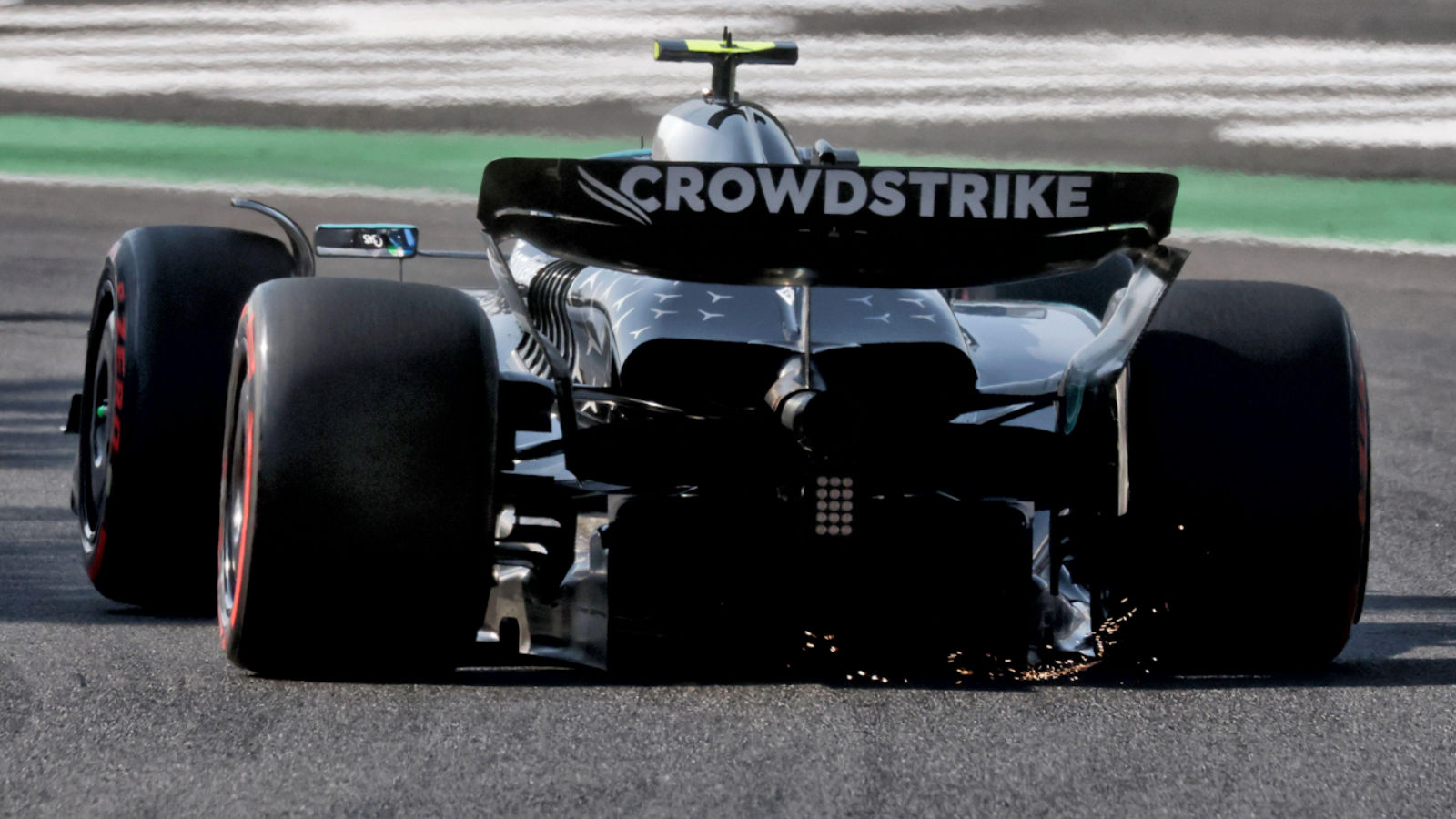 Mercedes W16 rear detail