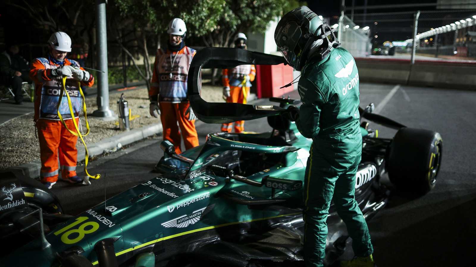 Lance Stroll reveals military escort after Las Vegas trackside stranding