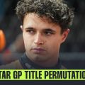 How can Lando Norris seal the F1 2025 title at the Qatar Grand Prix?