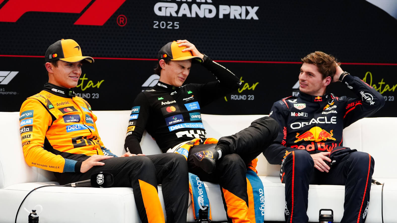 Max Verstappen lunge? Red Bull's warning to 'nervous' McLaren in Qatar